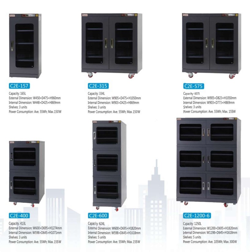 ARMARIOS DESUMIDIFICADORES - DRYBOX - <5% RH LOW HUMIDITY DRYBOX