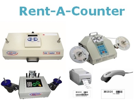 Aluguel de contadores de componentes SMD.