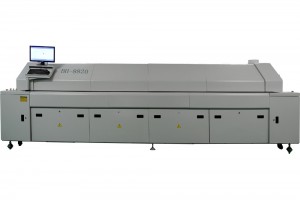 Reflow Oven - Forno de Refusão, para tecnologia SMD, compostos de 4,6,8,10 ou 12 zonas e uma grande variedade de opcionais.