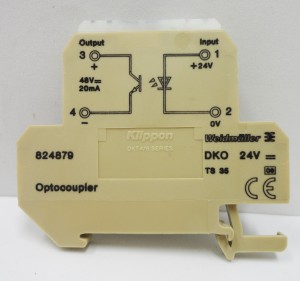 Optoacoplador Weidmuller DKT 4/6 series, fabricação Alemã 