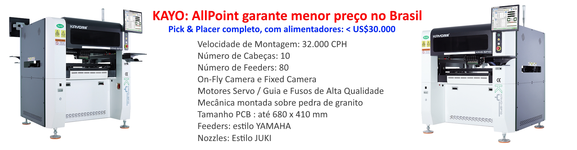 Pick & Placer de Alta Velocidade