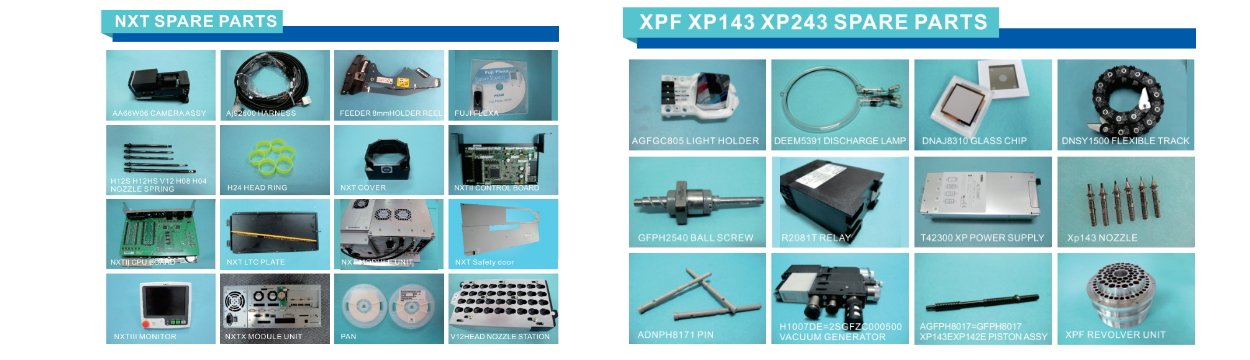 Peças de reposição para FUJI, PANASONIC, YAMAHA, SIEMENS, HELLER, SAMSUNG, BTU, MPM, DEK