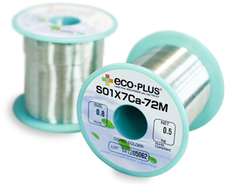 Fio de Solda KOKI série 72M (series): S3X-72M, SB6NX-72M, S03X7Ca-72M, S01X7Ca-72M SMD/SMT